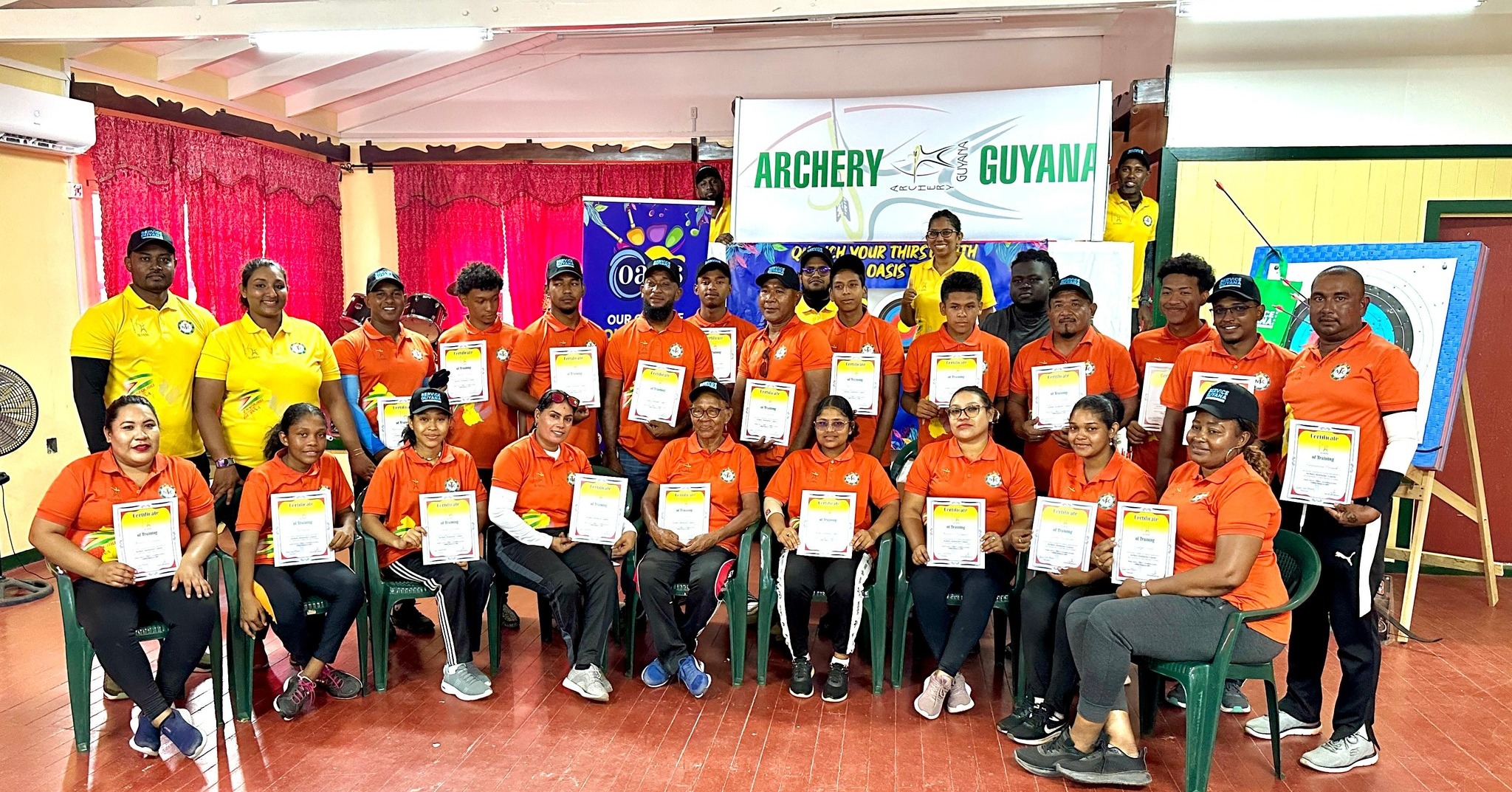 Archery Guyana certifies 22 New Archery Instructors in Essequibo