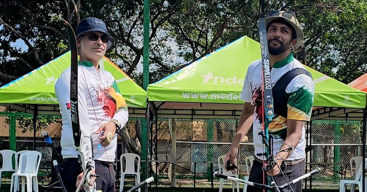 Permaul and DeAbreu represented Guyana in back-to-back Archery competitions in Medellin