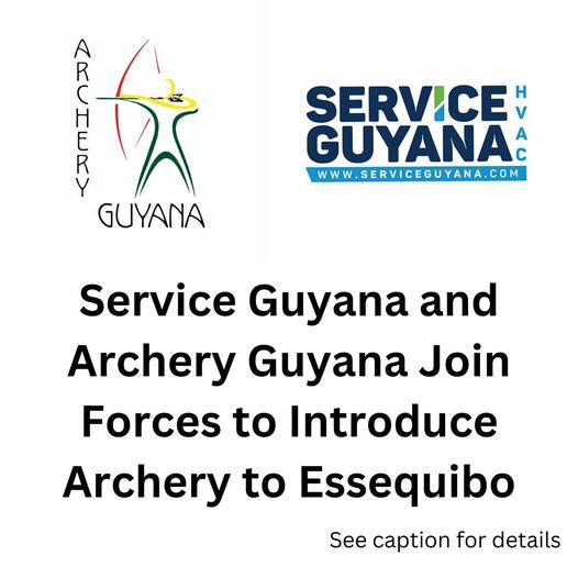 Service Guyana, a leading provider of HVAC and Energy Efficiency Solutions, has teamed up with Archery Guyana to bring the exhilarating sport of archery to Essequibo